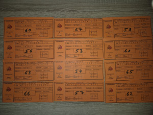 Unsere Bewertungskarten der Vögel